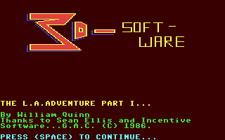 The LA Adventure — sstitle (WOR)