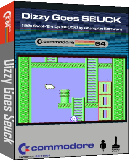 Dizzy Goes SEUCK — box-3D (CUS)
