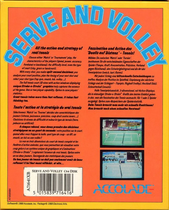 Serve And Volley — box-2D-back (EU)