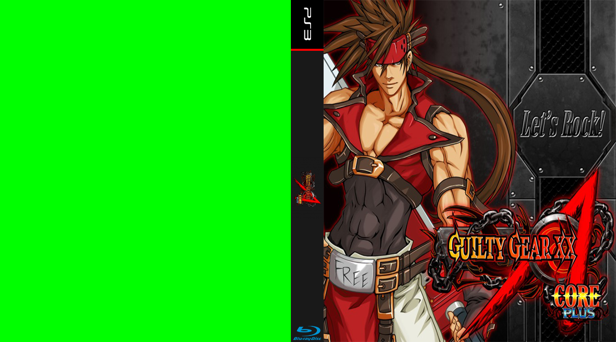 Guilty Gear XX Accent Core Plus — box-texture (JP)