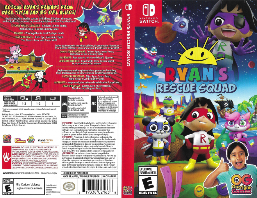 Ryan's Rescue Squad — box-texture (US)