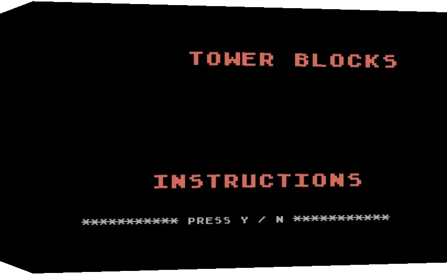 Tower Blocks — box-3D (WOR)