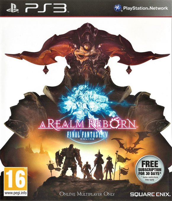 Final Fantasy 14 Online - A Realm Reborn — box-2D (EU)
