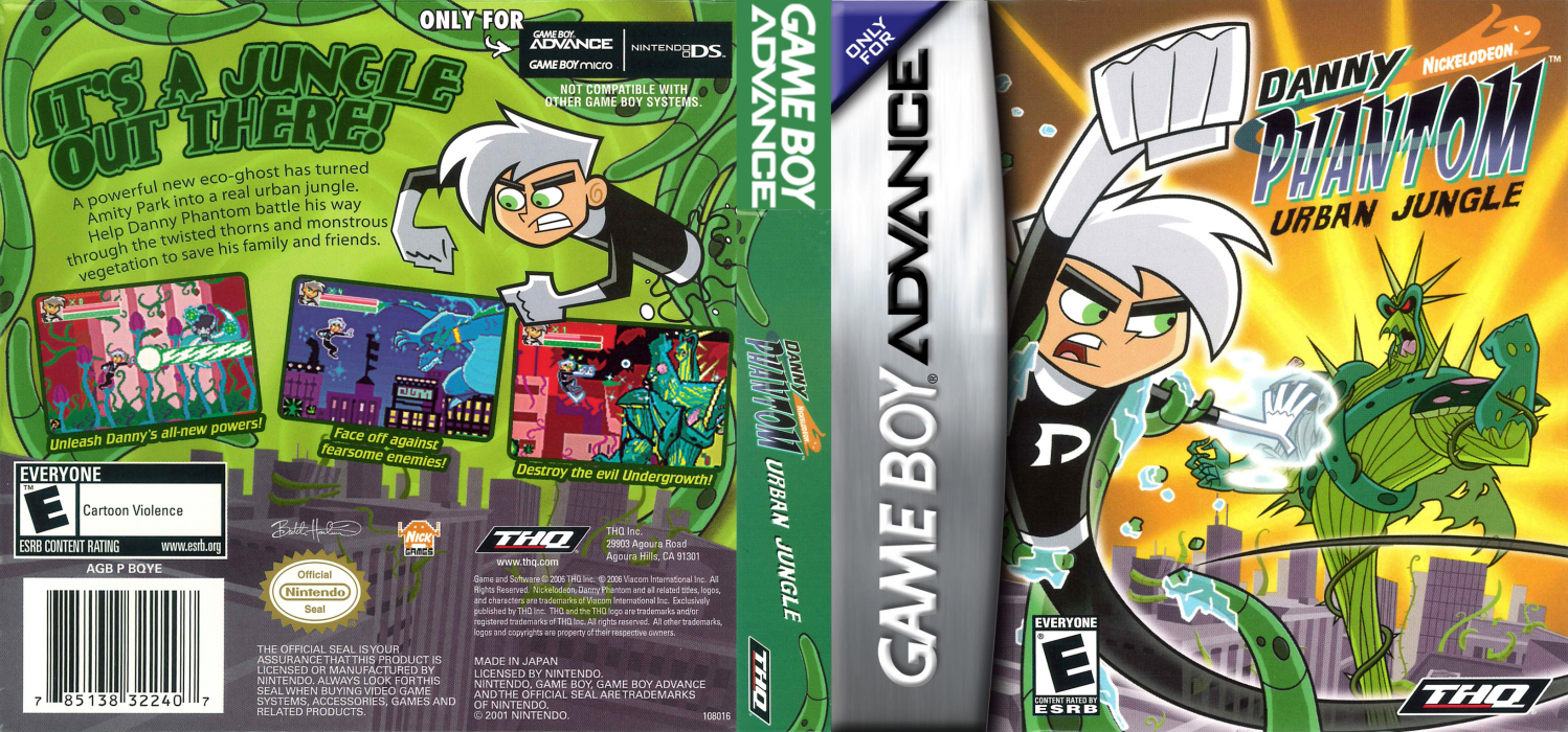 Danny Phantom - Urban Jungle — box-texture (US)