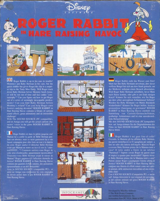 Hare Raising Havoc — box-2D-back (EU)