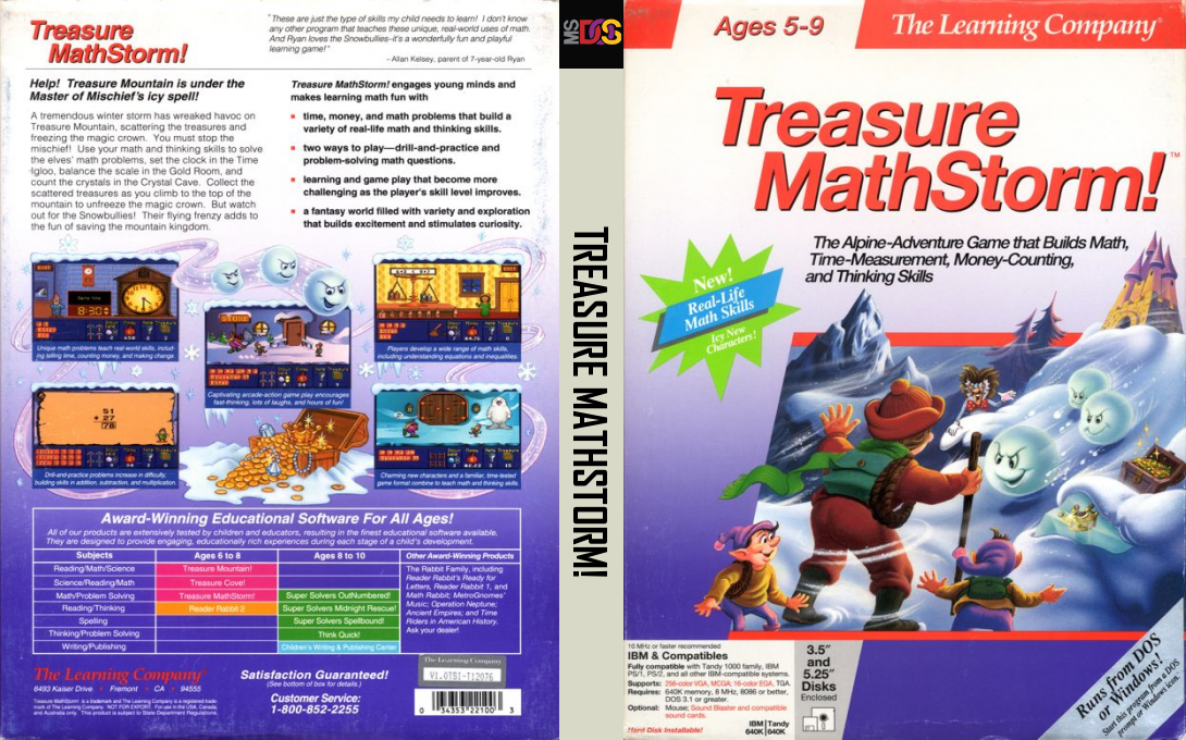 Treasure MathStorm! — box-texture (US)