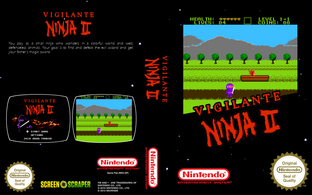 Vigilante Ninja II — box-texture (SS)