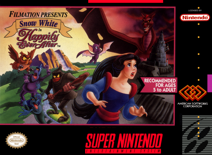 Snow White In Happily Ever After box art