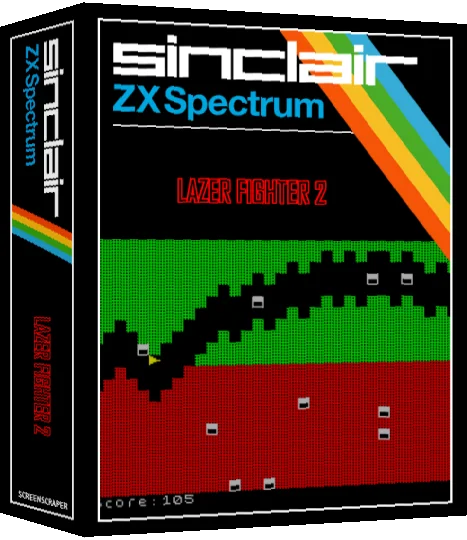 Lazer Fighter 2 — box-3D (SS)