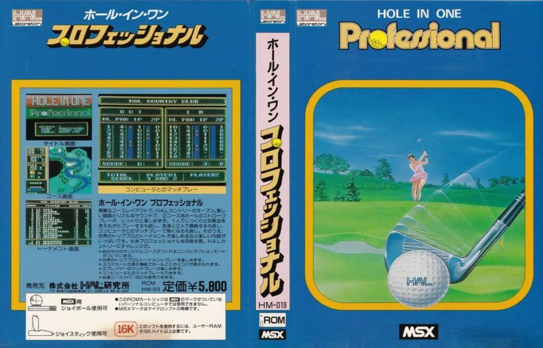 Hole in One Professional — box-texture (JP)