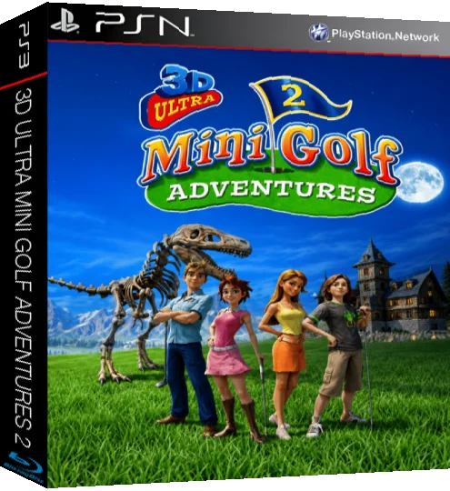 3D Ultra Mini Golf Adventures 2 — box-3D (WOR)
