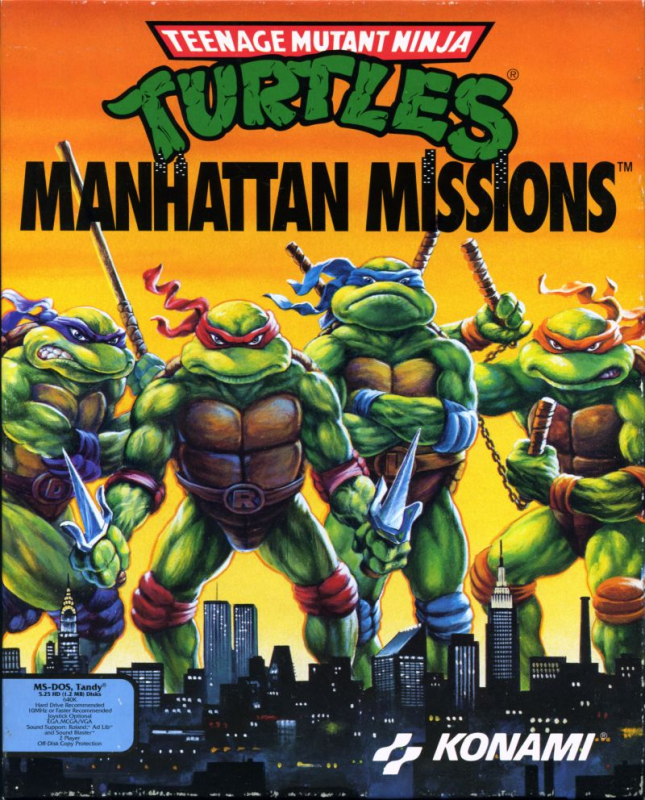Teenage Mutant Ninja Turtles - Manhattan Missions box art