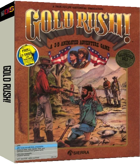 Gold Rush! — box-3D (US)