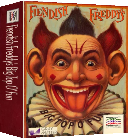 Fiendish Freddy's Big Top o' Fun — box-3D (US)