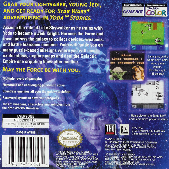 Yoda Stories — box-2D-back (US)