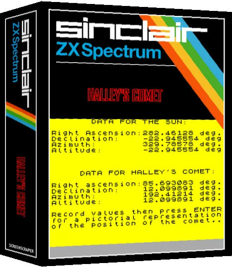 Halley's Comet — box-3D (SS)
