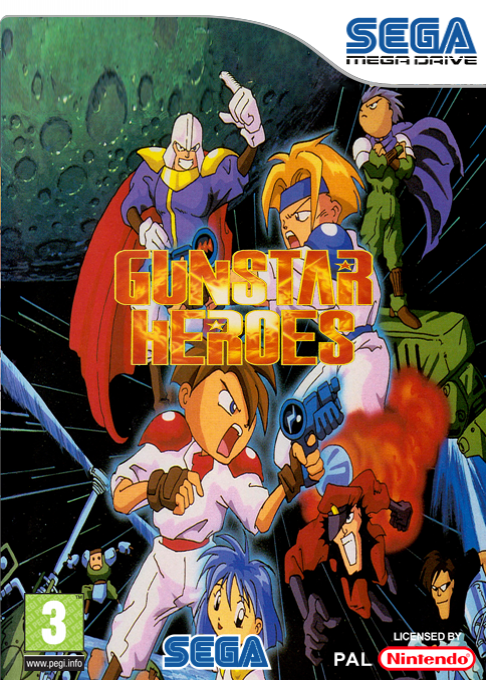 Gunstar Heroes — box-2D (FR)