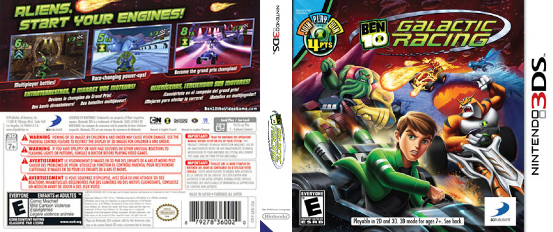 Ben 10 - Galactic Racing — box-texture (US)