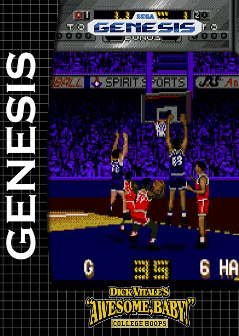 Dick Vitale's "awesome, Baby!" College Hoops — box-2D (SS)