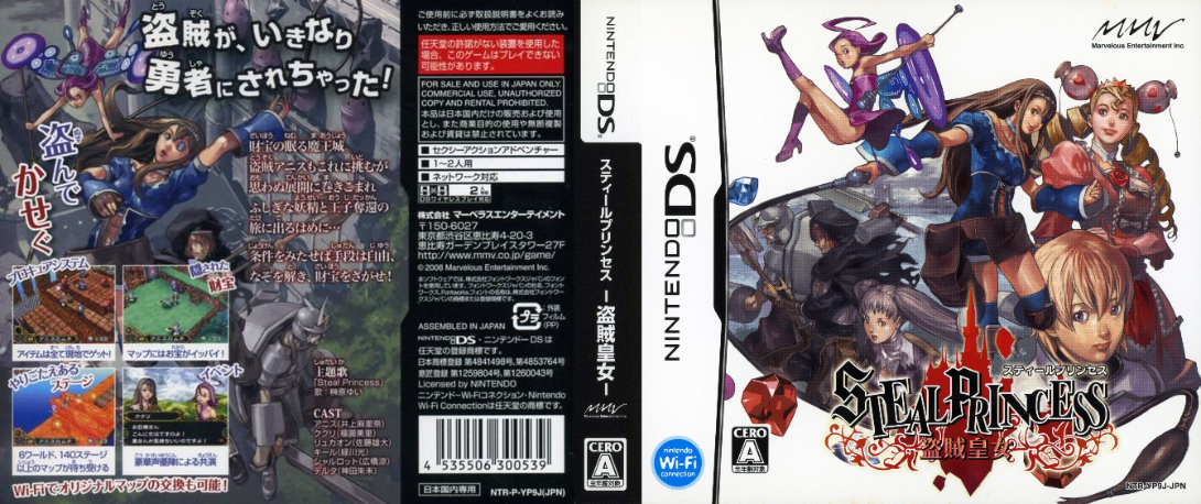 Steal Princess - Touzoku Koujo — box-texture (JP)