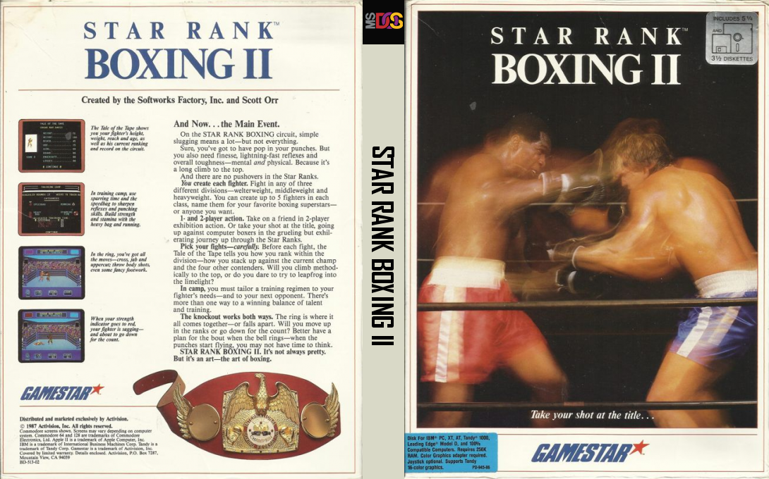 Star Rank Boxing 2 — box-texture (US)