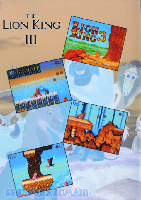 The Lion King 3 — box-2D-back (TW)