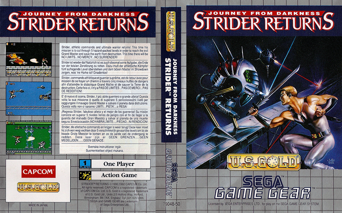 Journey from Darkness - Strider Returns — box-texture (EU)