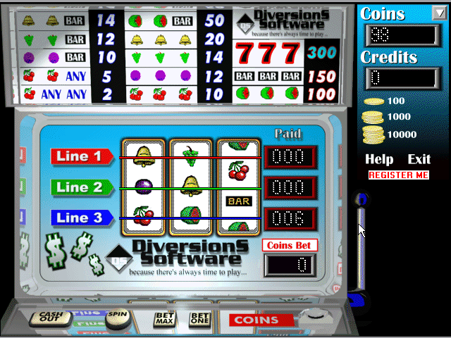 Diversions Slots — ss (WOR)