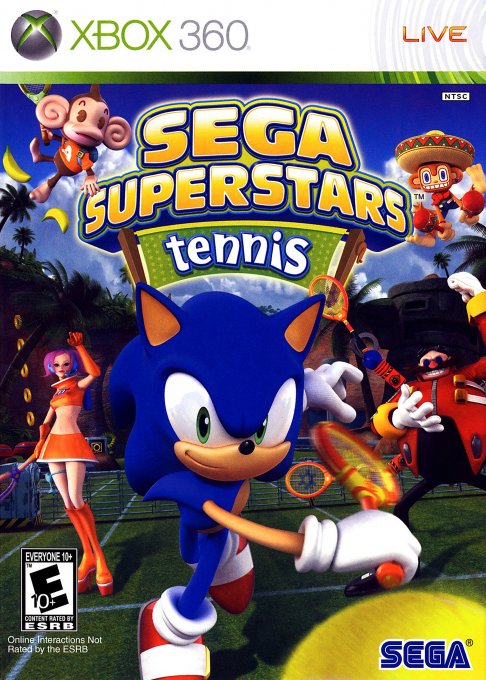 Sega Superstars Tennis box art