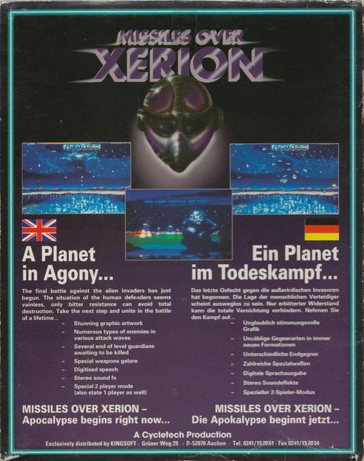 Missiles Over Xerion + City Defence — box-2D-back (WOR)