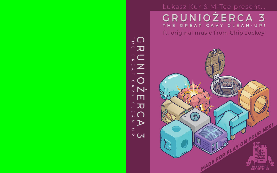 Gruniozerca 3 - The Great Cavy Clean-Up! — box-texture (US)