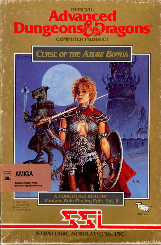 Advanced Dungeons & Dragons - Curse of the Azure Bonds - A Forgotten Realms Fantasy Role-Playing Epic, Vol.II box art
