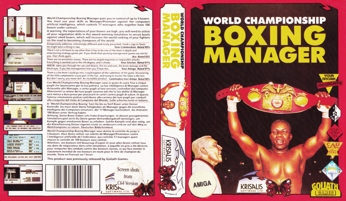 World Championship Boxing Manager — box-texture (EU)