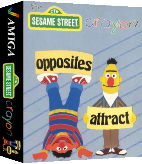 Sesame Street Crayon, The - Opposites Attract — box-3D (US)