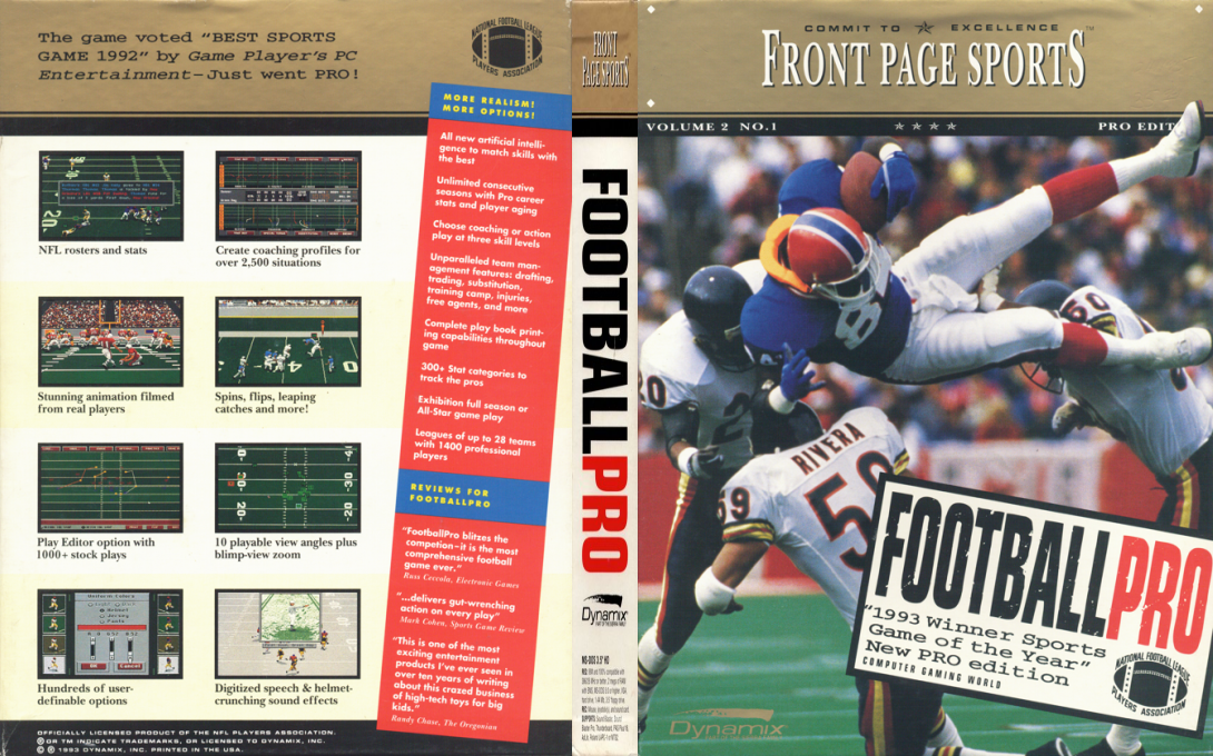Front Page Sports - Football Pro — box-texture (US)
