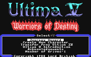 Ultima 5 - Remastered — sstitle (WOR)