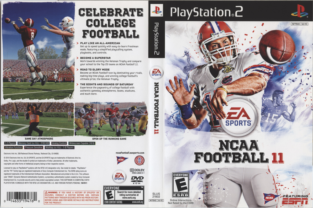 NCAA Football 11 — box-texture (US)