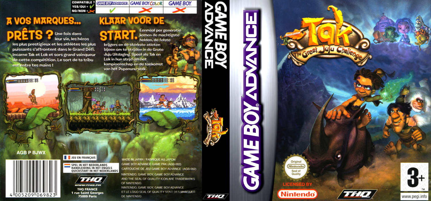 Tak - The Great Juju Challenge — box-texture (EU)