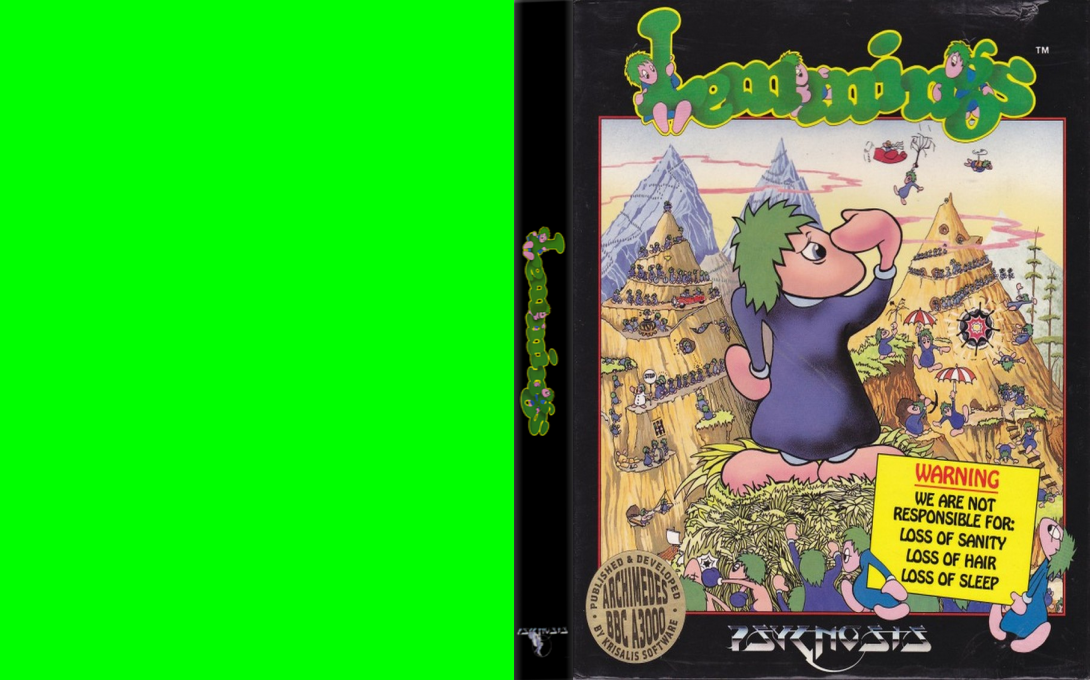 Lemmings — box-texture (EU)