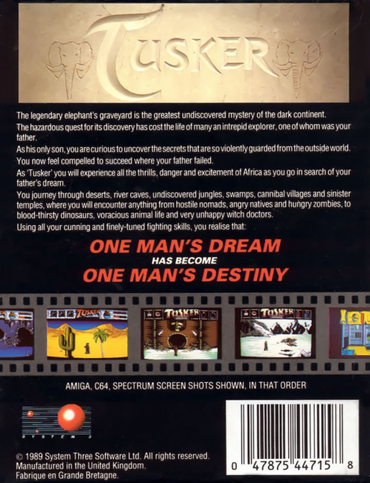 Tusker — box-2D-back (EU)