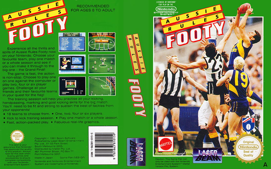 Aussie Rules Footy — box-texture (EU)