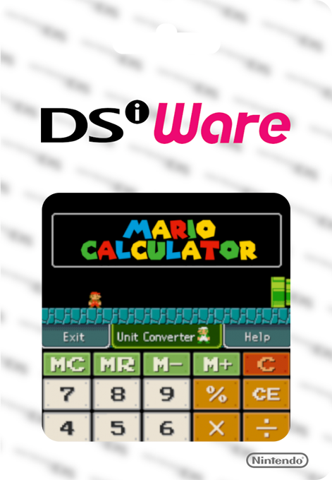 Mario Calculator — support-2D (CUS)