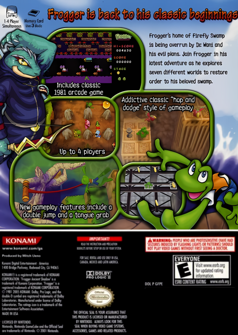 Frogger - Ancient Shadow — box-2D-back (US)
