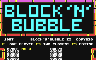 Block'n'Bubble II — sstitle (WOR)