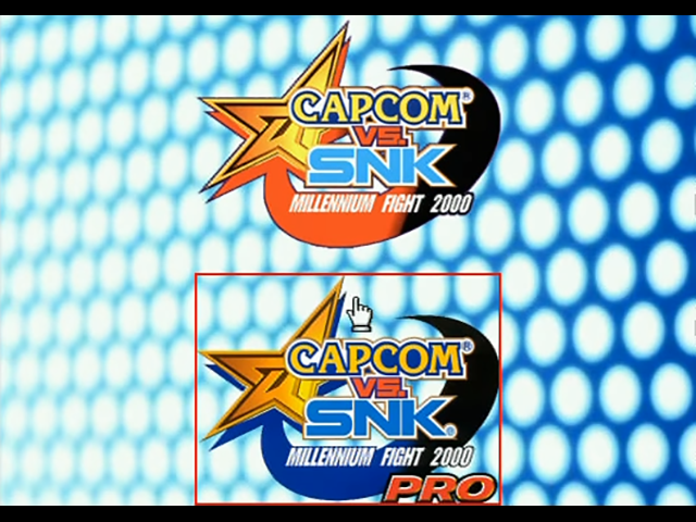 Capcom vs. SNK Millennium Collection — sstitle (WOR)