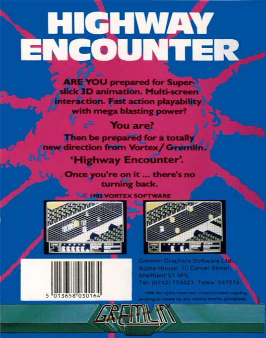 Highway Encounter — box-2D-back (EU)
