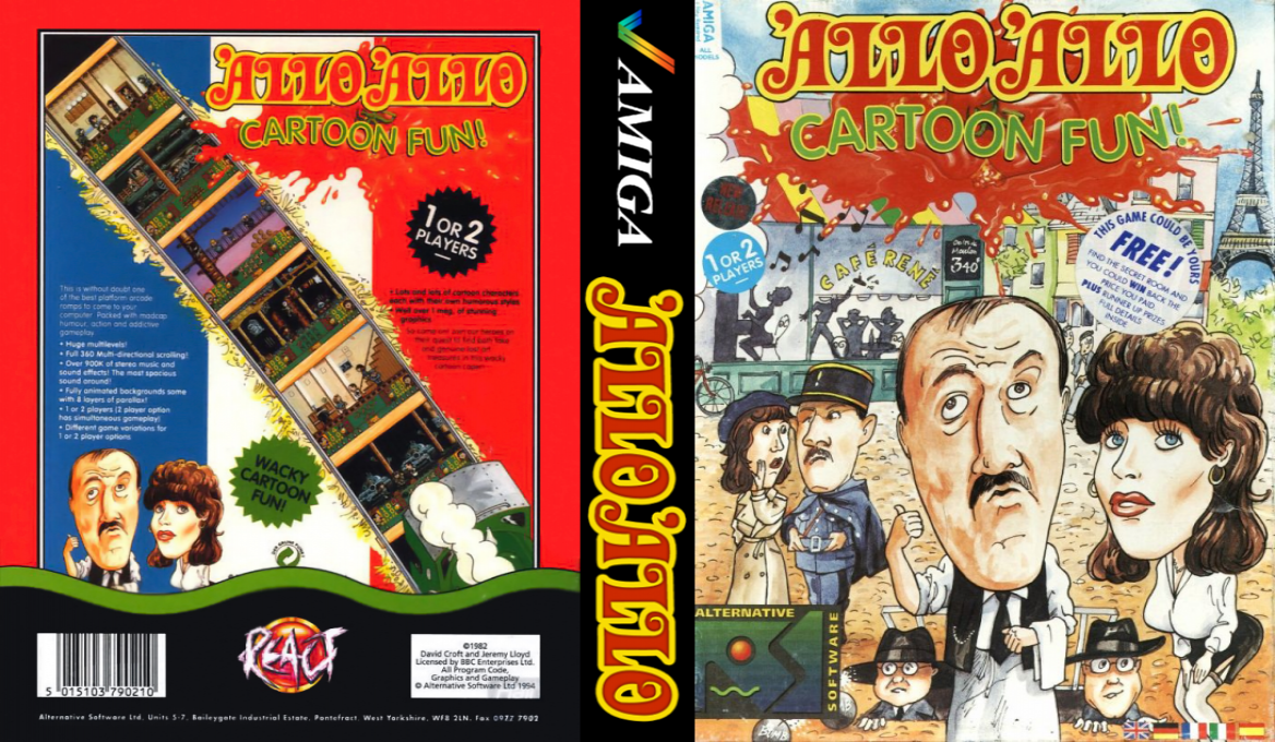 'Allo 'Allo - Cartoon Fun! — box-texture (EU)