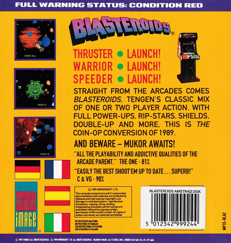 Blasteroids — box-2D-back (EU)