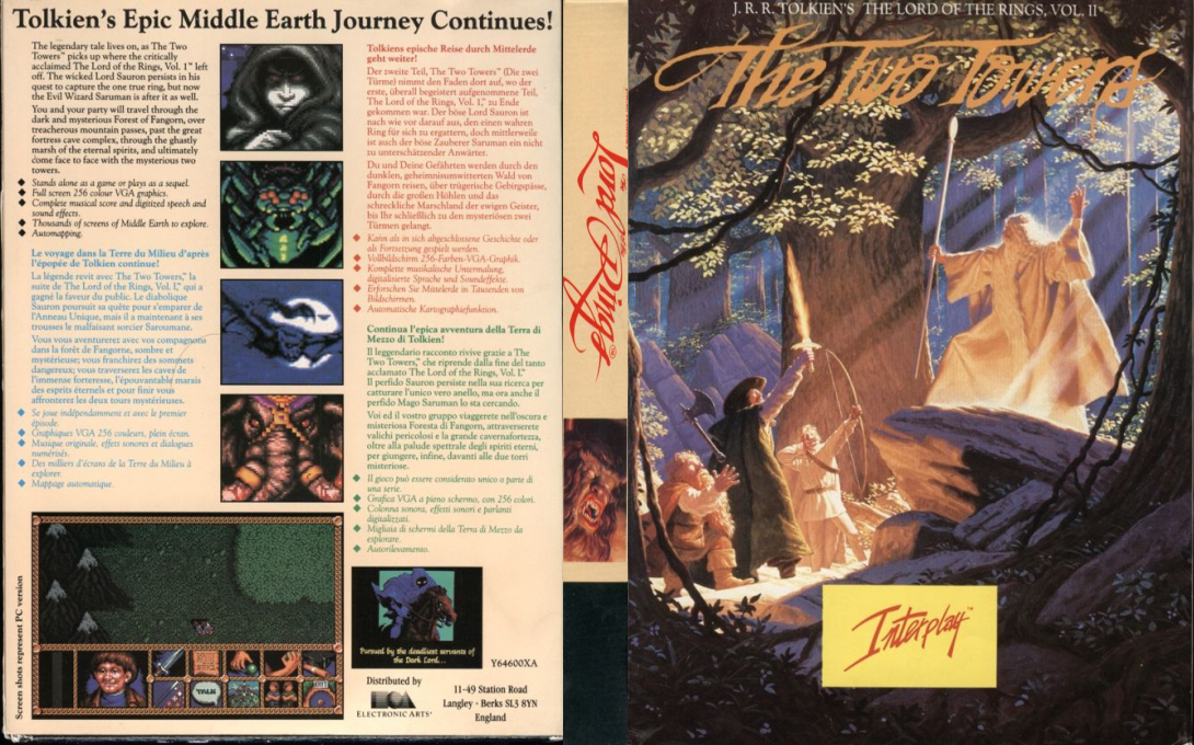 J.R.R. Tolkien's The Lord of the Rings Vol 2 — box-texture (EU)