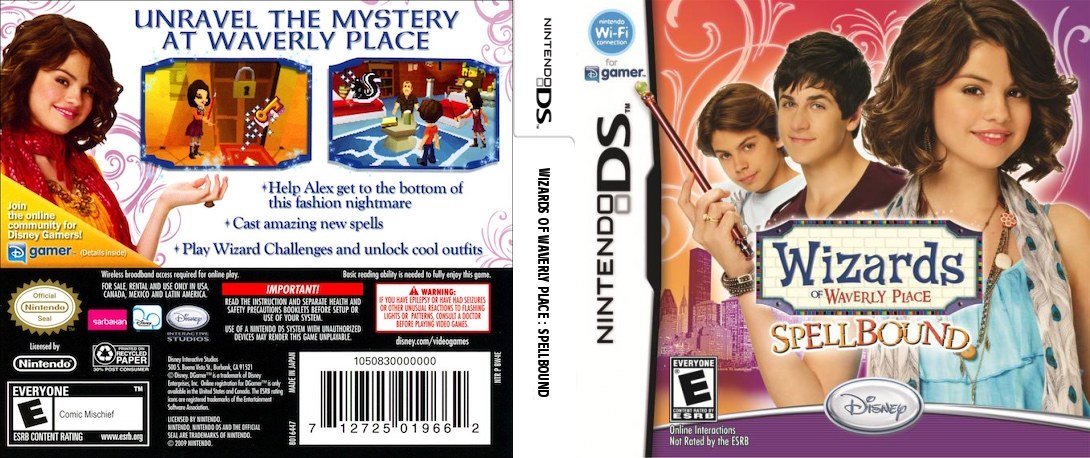 Wizards of Waverly Place - Spellbound — box-texture (US)